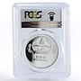 Mongolia 500 togrog St. Moritz Skier Olympics PR69 PCGS silver coin 2006