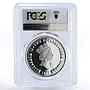 Cook Islands 2 dollars New Zealand Birds Tui Bird PR69 PCGS silver coin 2005
