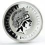 Australia 10 dollars Lunar series I Year of the Rooster silver coin 2005