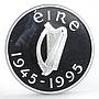 Ireland 1 pound 50th Anniversary of United Nations Flying Dove silver coin 1995