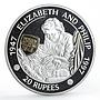 Mauritius 20 rupees 50th Birth of Prince Charles Philip proof silver coin 1997