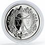 Sierra Leone 20 dollars The Last Supper The Vitruvian Man silver coin 2006