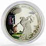 Cook Islands 5 dollars PGA Tour - Golf Club proof silver coin 2013