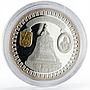 Liberia 5 dollars The Kremlin series Tsar Bell silver coin 2011