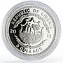 Liberia 5 dollars The Kremlin series Tsar Bell silver coin 2011