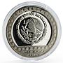 Mexico 100 pesos Precolombina Brasero Efigie Statue silver coin 1992