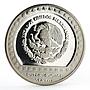 Mexico 100 pesos Seated Sculpture Xochipilli proof silver coin 1992