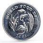 Philippines 25 piso World Food Day Fish Fruit Crops silver coin 1981