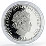 Tristan da Cunha 1 crown 300 Years of King George VI silver coin 2014