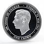 Tristan da Cunha 1 crown 300 Years of King George VI silver coin 2014
