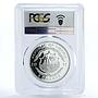 Liberia 5 dollars Durango Silverton Train Railroad PR70 PCGS silver coin 2011