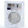 Ukraine 10 hryvnias 30 Years of Independence Flower PR70 PCGS silver coin 2021