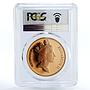 Bermuda 1 dollar Olympic Games Sports PR69 PCGS bronze coin 1992