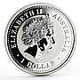 Australia 1 dollar Lunar Calendar series I Year of the Pig silver coin 2007