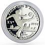 Benin 1000 francs Football World Cup in the USA Player proof silver coin 1992