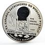 Sahrawi 5000 pesetas Spanish Culture Heritage Writer Cervantes silver coin 1997