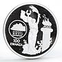 Angola 100 kwanzas Sydney Olympic Games series Fire and Flame silver coin 1999