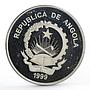 Angola 100 kwanzas Sydney Olympic Games series Fire and Flame silver coin 1999