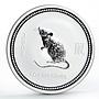 Australia 1 dollar Lunar Calendar series I Year of Mouse silver coin 2008
