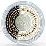 Kyrgyzstan 10 som 30th Anniversary of Independence Flower silver coin 2021