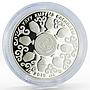 Kyrgyzstan 10 som Age of the Kyrgyz Kaganate Three Vases silver coin 2019