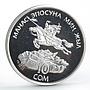 Kyrgyzstan 10 som Millennium of Manas proof silver coin 1995
