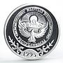 Kyrgyzstan 10 som Millennium of Manas proof silver coin 1995