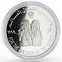 United Arab Emirates 50 dirhams International Year of the Child silver coin 1998