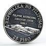 Philippines 25 piso UN Conference on Development proof silver coin 1979