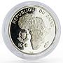 Zaire 500 francs African Wildlife Fauna Gorilla proof silver coin 1996