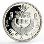 Egypt 5 pounds Decorative Vase Depicting Punishment Scene proof silver coin 1993