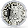 Philippines 25 piso World Food Day silver coin 1981