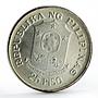 Philippines 25 piso 25th Anniversary of Central Bank silver coin 1974