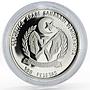 Sahrawi 500 pesetas Prehistoric Animals Camarasaurus silver coin 1994