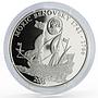 Liberia 10 dollars Moric Benovsky Ship Clipper Seafaring proof silver coin 2005