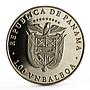 Panama 1 balboa Calgary Olympic Winter Games Freestyle Skier CuNi coin 1988