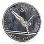 Panama 1 balboa Seoul Olympic Summer Games series Gymnastics CuNi coin 1988