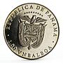 Panama 1 balboa Seoul Olympic Summer Games series Fencing CuNi coin 1988