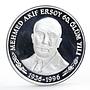 Turkey 1000000 lira Poet Mehmed Akif Ersoy proof silver coin 1997