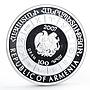 Armenia 100 dram Zodiac Signs series Capricorn colored silver coin 2007