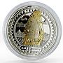 Pitcairn Island 2 dollars HMAV Bounty Ship Clipper gilded silver coin 2008