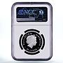 Australia 50 cent Year of the Horse PF 69 NGC silver coin 1/2 oz 2002