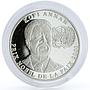 Congo 10 francs Kofi Annan Nobel Peace Prize proof silver coin 2001