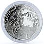 France 10 euro Rastignac Honore de Balzac Literature proof silver coin 2014