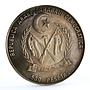 Sahrawi 500 pesetas Football World Cup in the USA silver coin 1991