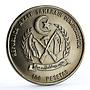 Sahrawi 100 pesetas Barcelona Olympic Games series Equestrian nickel coin 1991