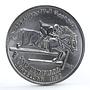 Sahrawi 100 pesetas Barcelona Olympic Games series Equestrian nickel coin 1991