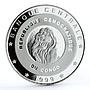 Congo 10 francs Explorer of Africa David Livingstone silver coin 1999