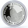 Guatemala 1 quetzal Ibero American series II Horned Guan proof silver coin 1994