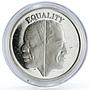 Zambia 500 kwacha Equality Man Woman proof silver coin 1994